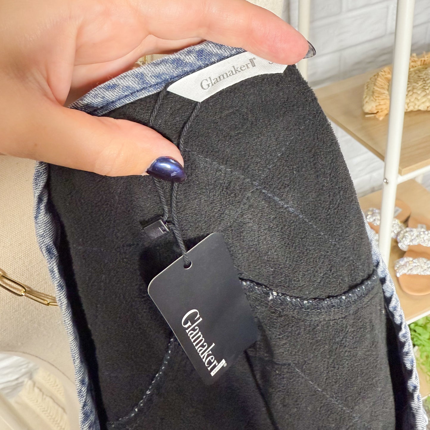 Glamaker Lightweight Quilted Denim Jacket