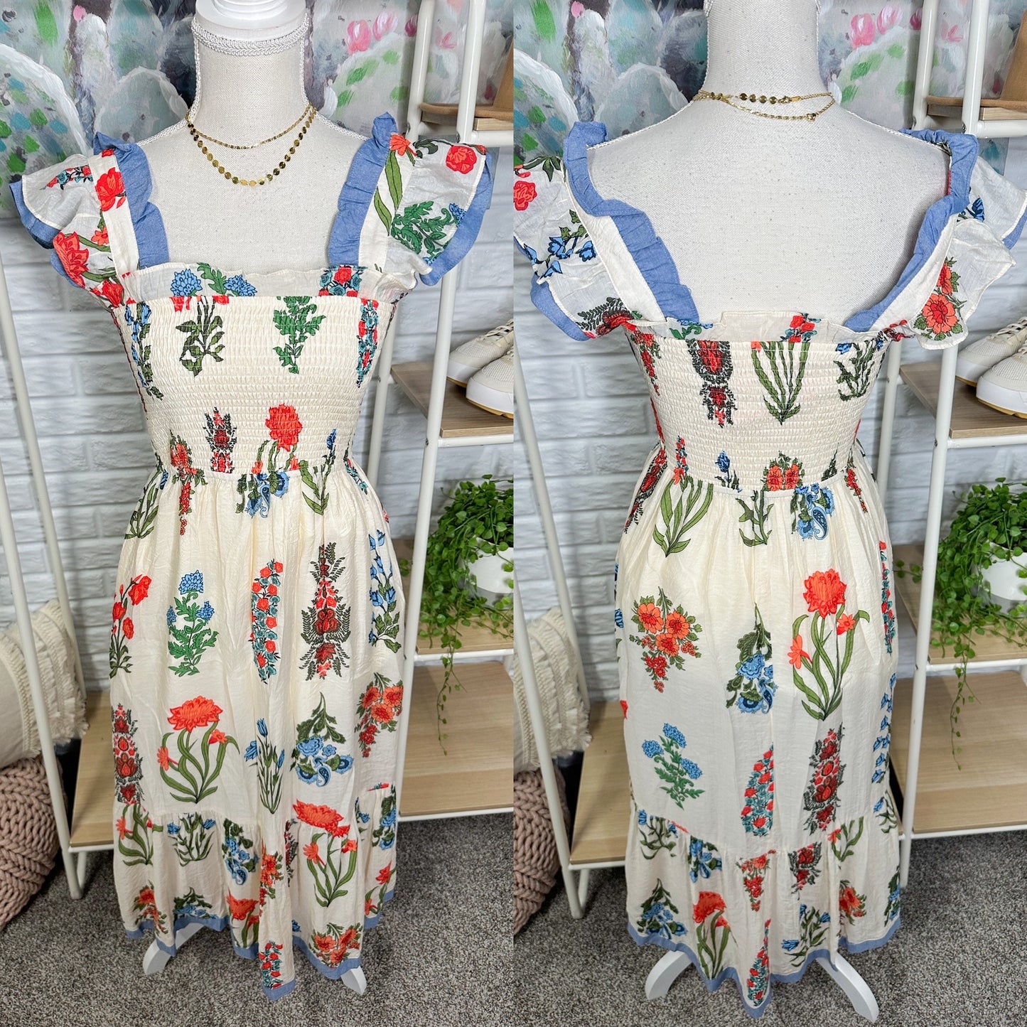 Expressions THML New Floral Maxi Dress (S)