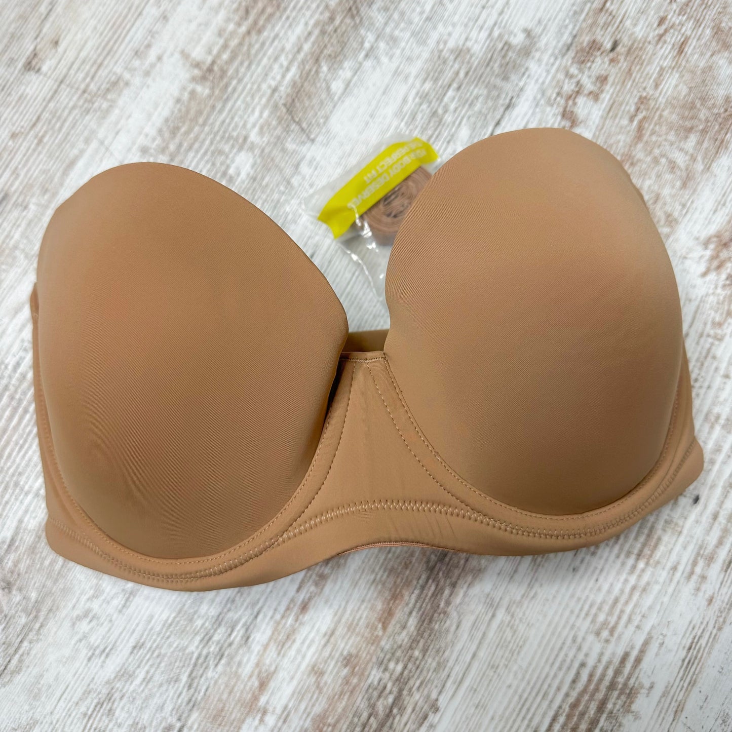 DELIMIRA New Beige Underwire Contour Multiway Full Coverage Strapless Bra (34E)