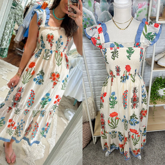 Expressions THML New Floral Maxi Dress (S)