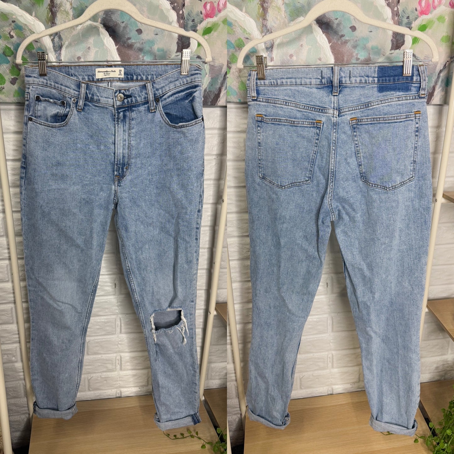 Abercrombie & Fitch The Skinny High Rise Jeans (28/6L)