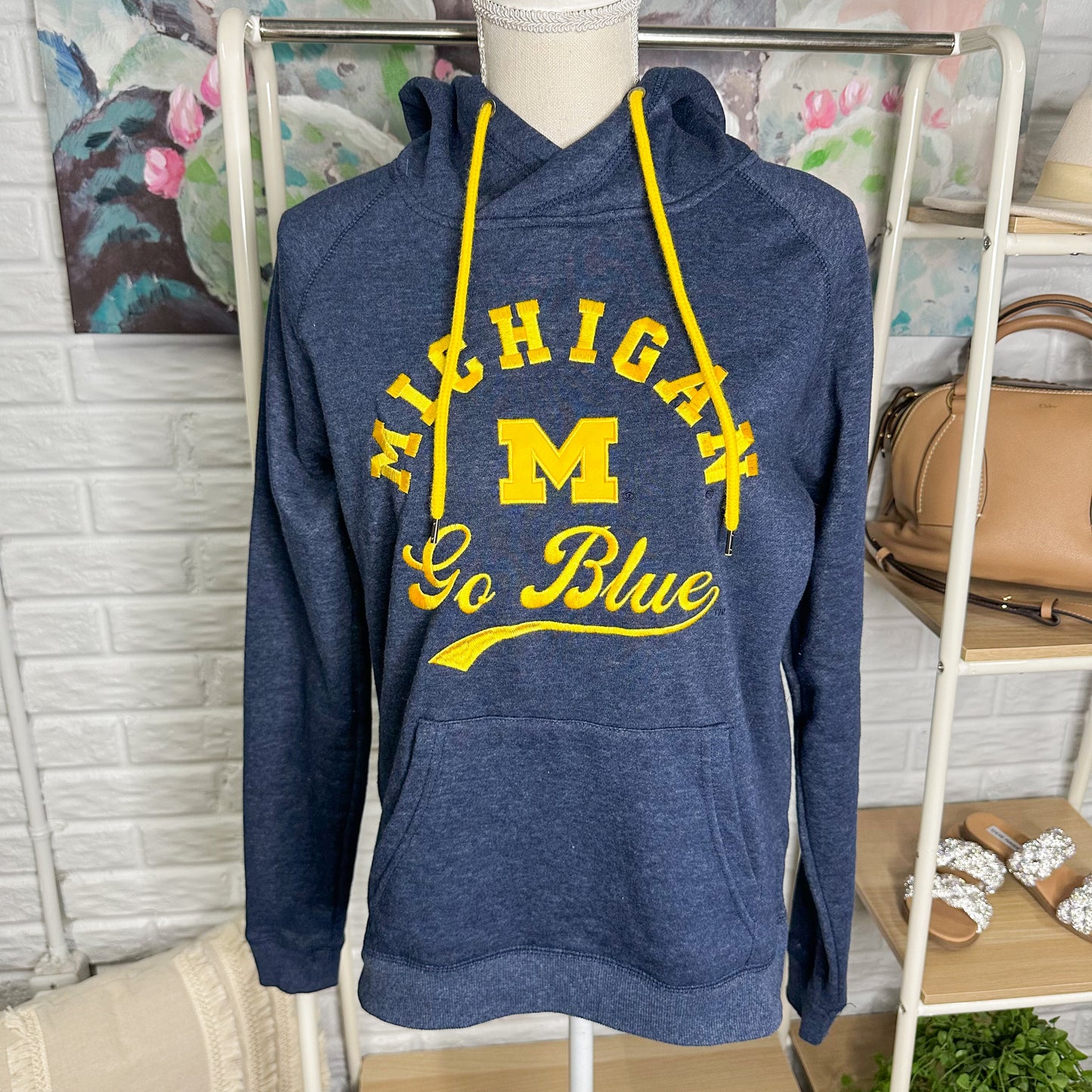 Colosseum Michigan Hoodie Size Small