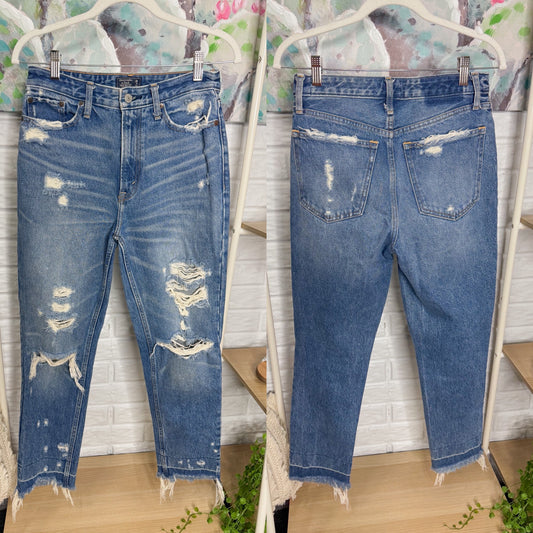 Abercrombie & Fitch Annie High Rise Girlfriend Jeans (26/2)