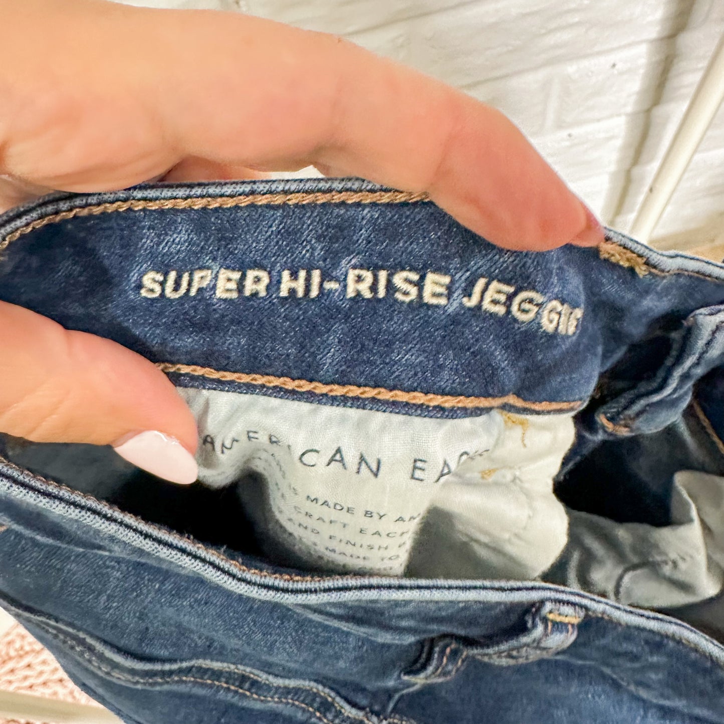 American Eagle Super High Rise Jegging (10 Long)