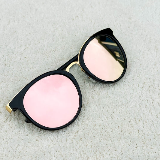 New Boutique Pink Mirror Sunglasses