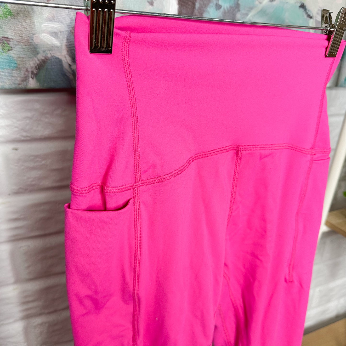 Sunzel Pink High Rise Leggings Size Small