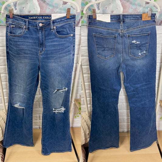 American Eagle New Super High Rise Flare Jeans (10)