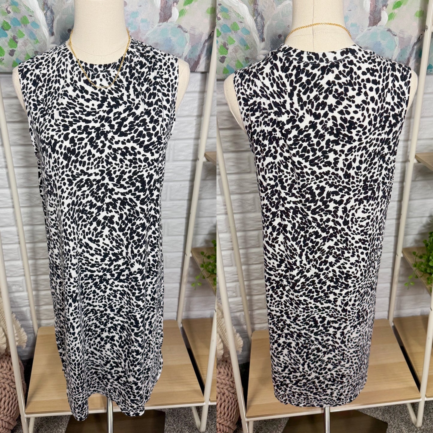 Maurice’s 24/7 Spotted Sleeveless Tee Dress (XS)