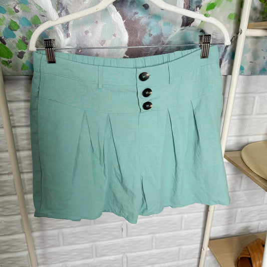 Kirundo New High Waisted Pleated Shorts Size Large