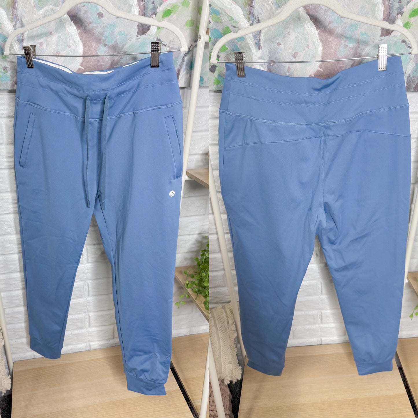 G Gradual Blue Fleece Lined Joggers (M)