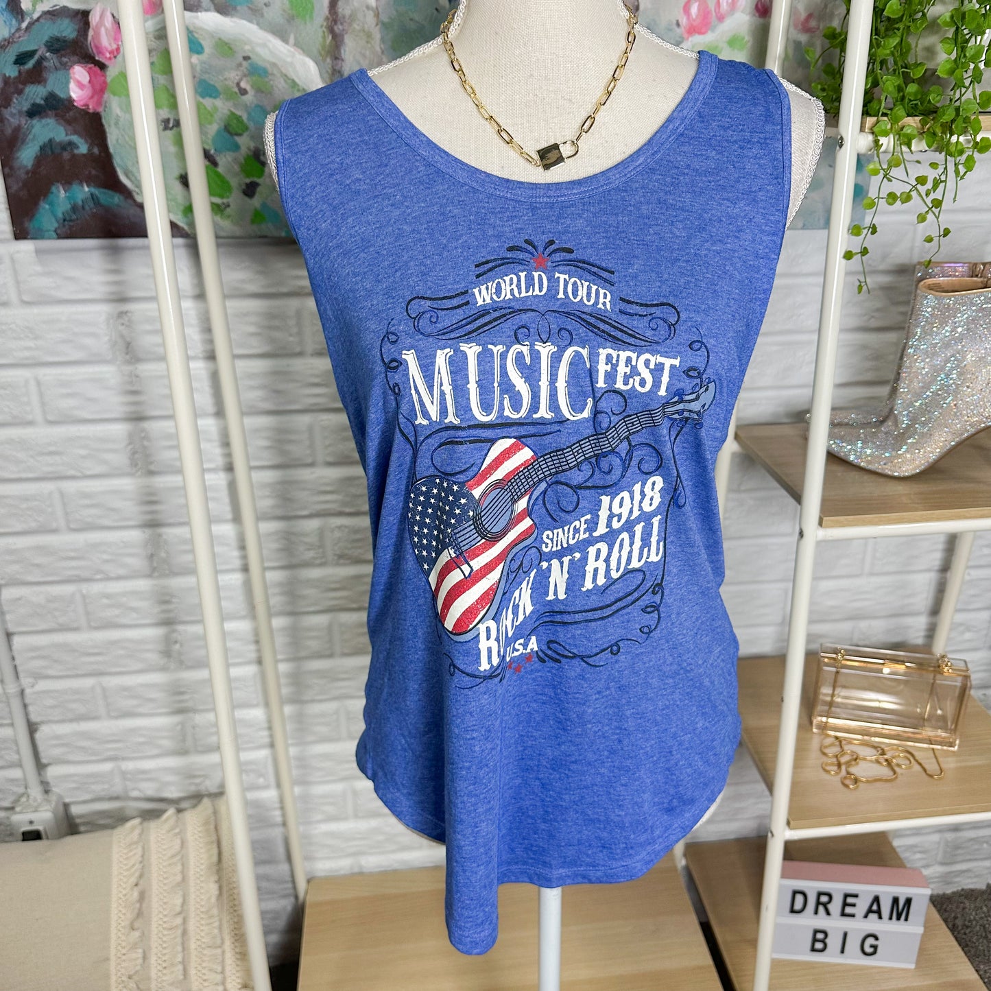 Maurice’s New Americana Music Fest Graphic Tank Size Small