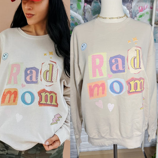 Mountain Moverz Rad Mom Poster Sweatshirt (S)