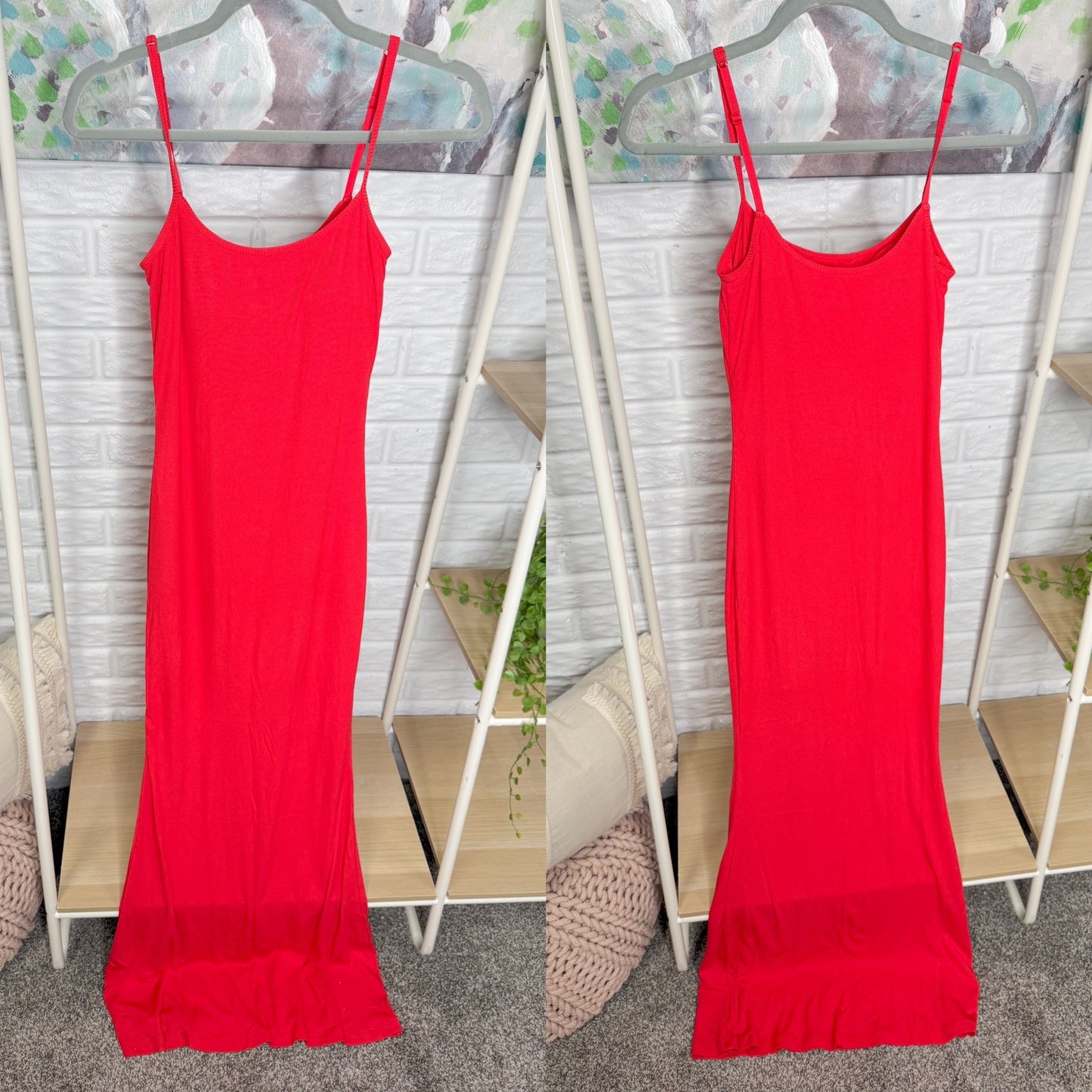 Popilush New Red Shapewear Maxi Dress (M)