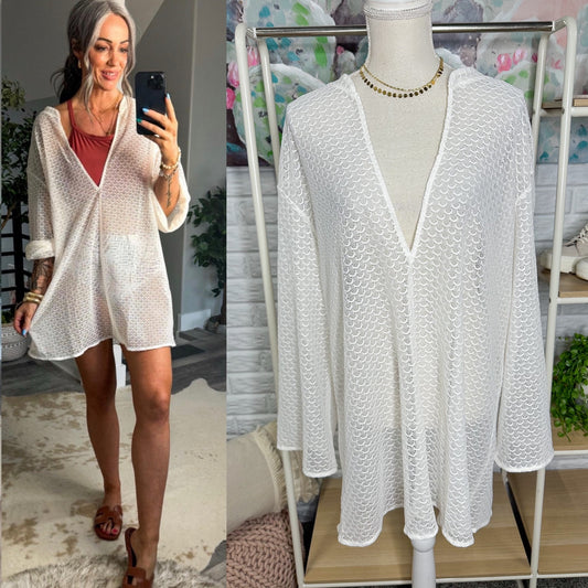 H&M New Ivory Knit Tunic (M)