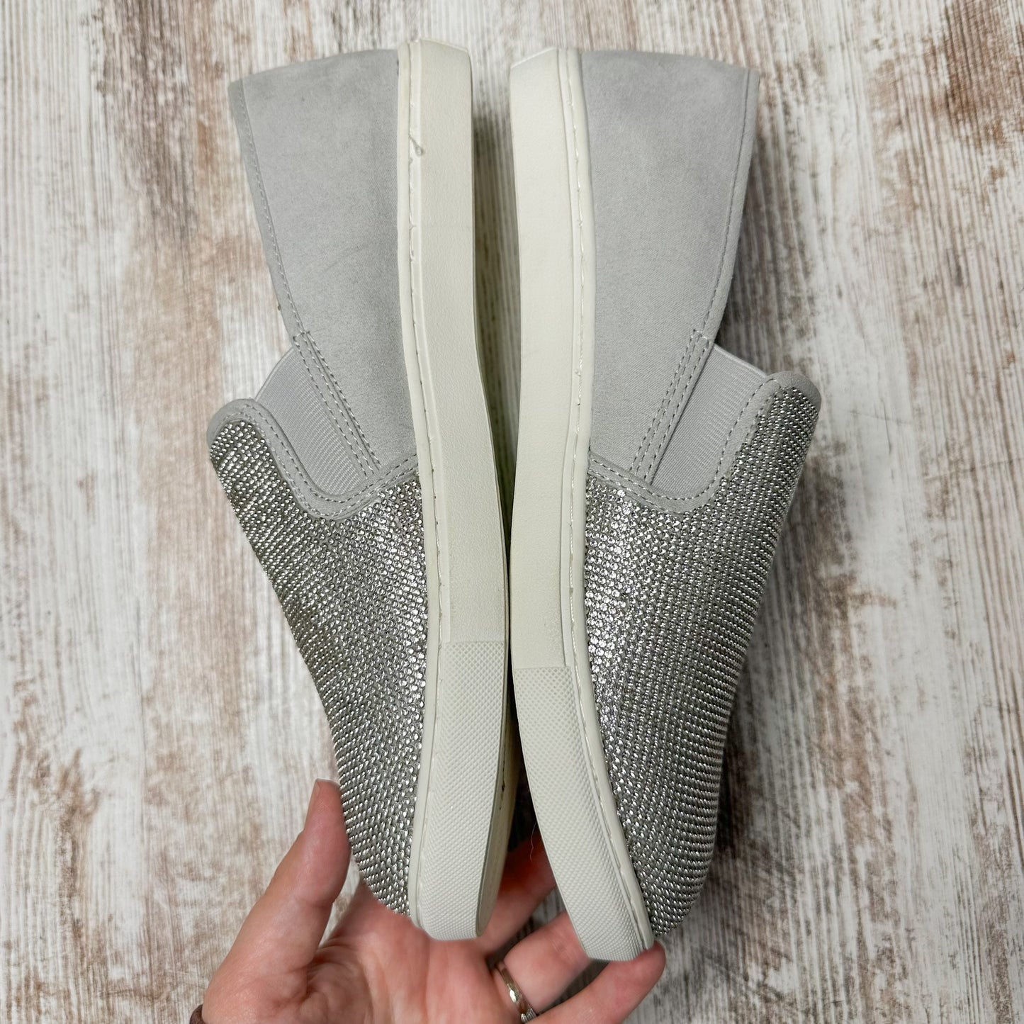Torrid New Rhinestone Embellished Slip On Sneakers Size 9.5