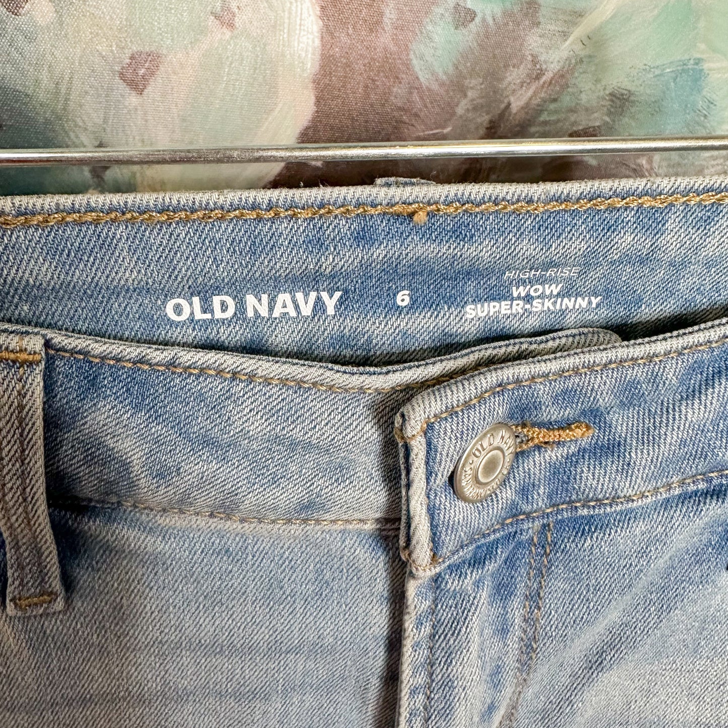 Old Navy New Wow Super Skinny High Rise Jeans Size 6