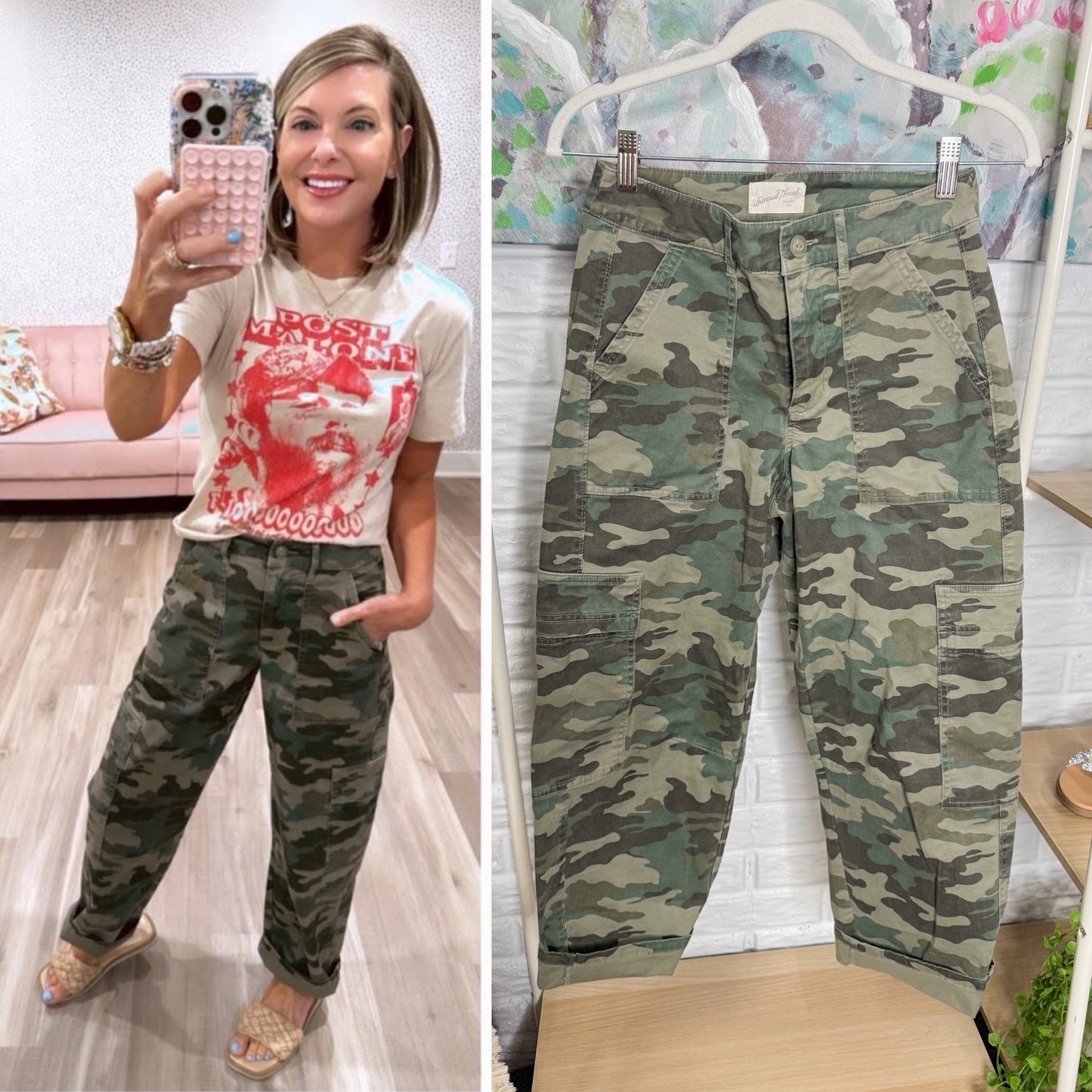 Universal Threads Camo Cargo Pants (2)