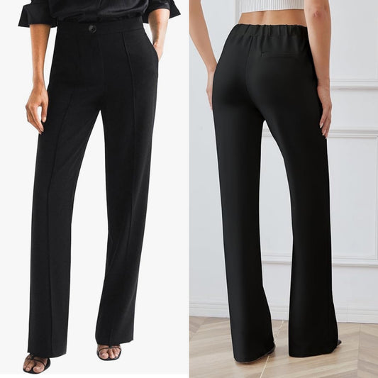 Houmous Bootcut Stretchy Dress Pants (M)