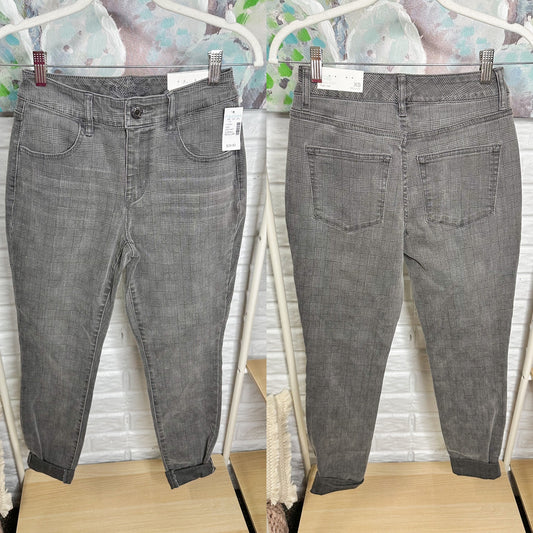 Maurice’s New High Rise Denim Flex Houndstooth Jegging Size XS