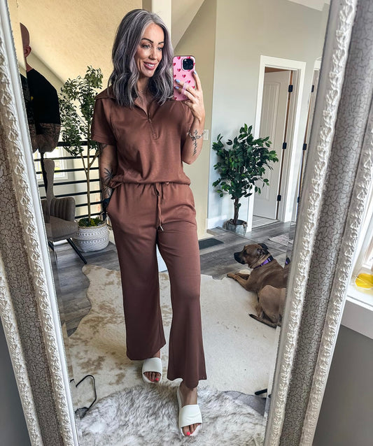 Anrabess New Brown Two Piece Set (M)