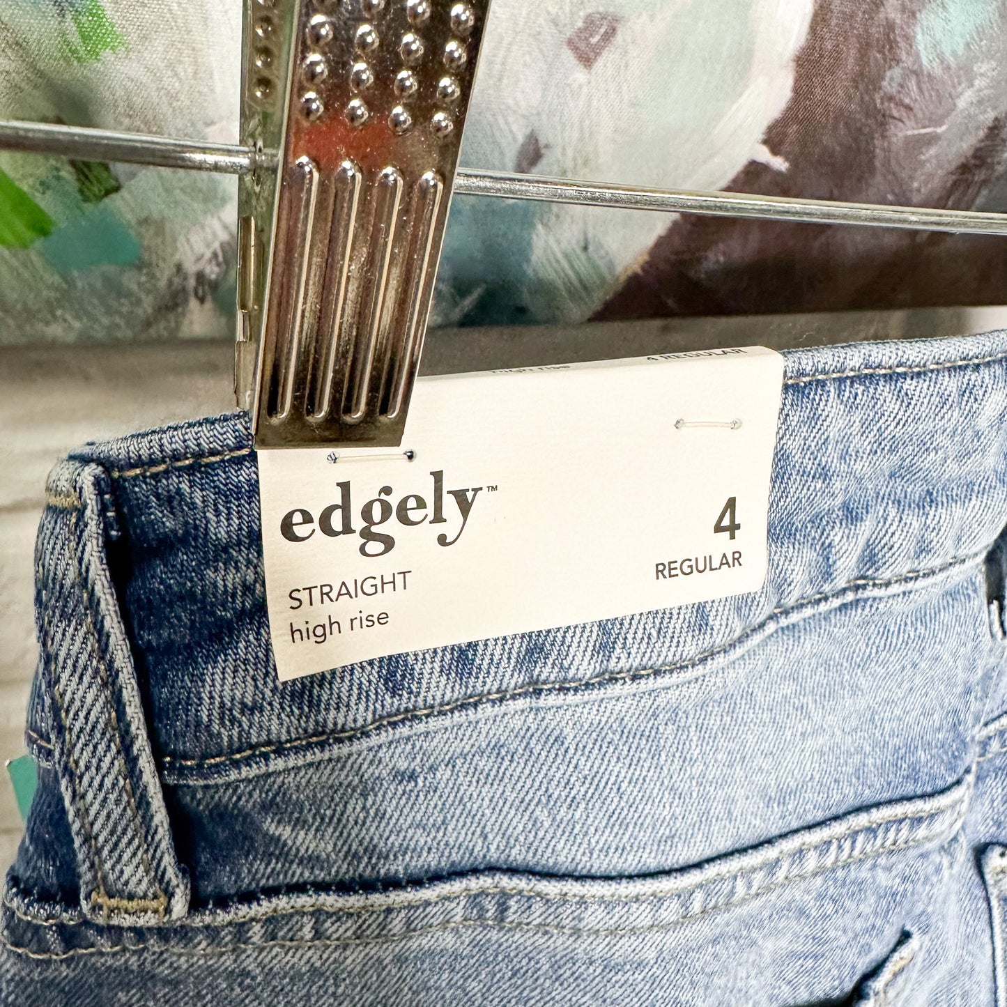 Maurice’s New Edgely High Rise Straight Jeans Size 4