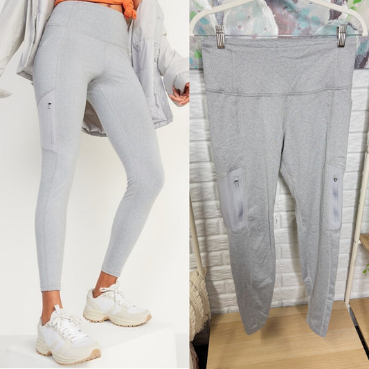 Old Navy Cozecore Hybrid Leggings Gray (M)