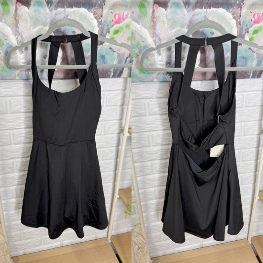 Halara Backless Twisted Active Dress Black (S)