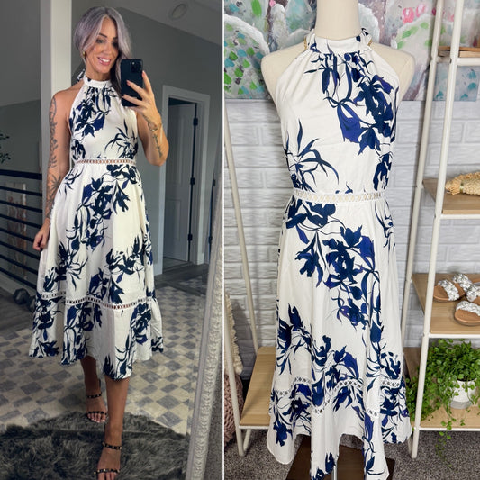 Cupshe New Faded Petals Floral Maxi Dress (M)