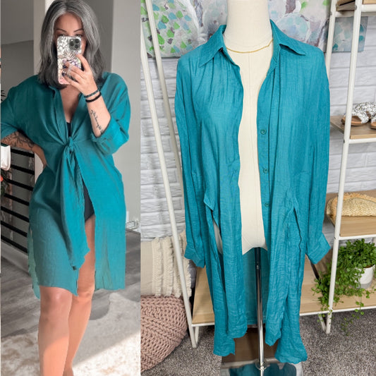Aimage New Teal Coverup (M)