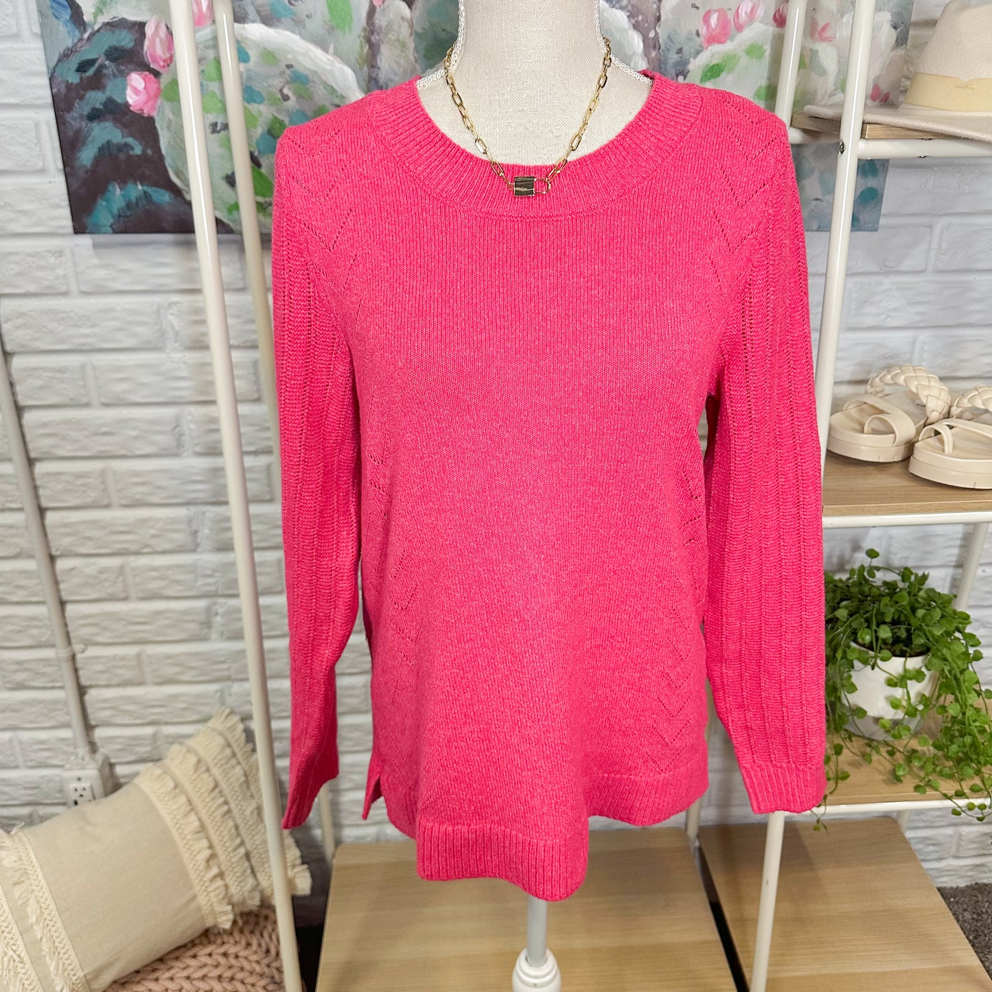 Maurice’s Pink Sweater Size Medium