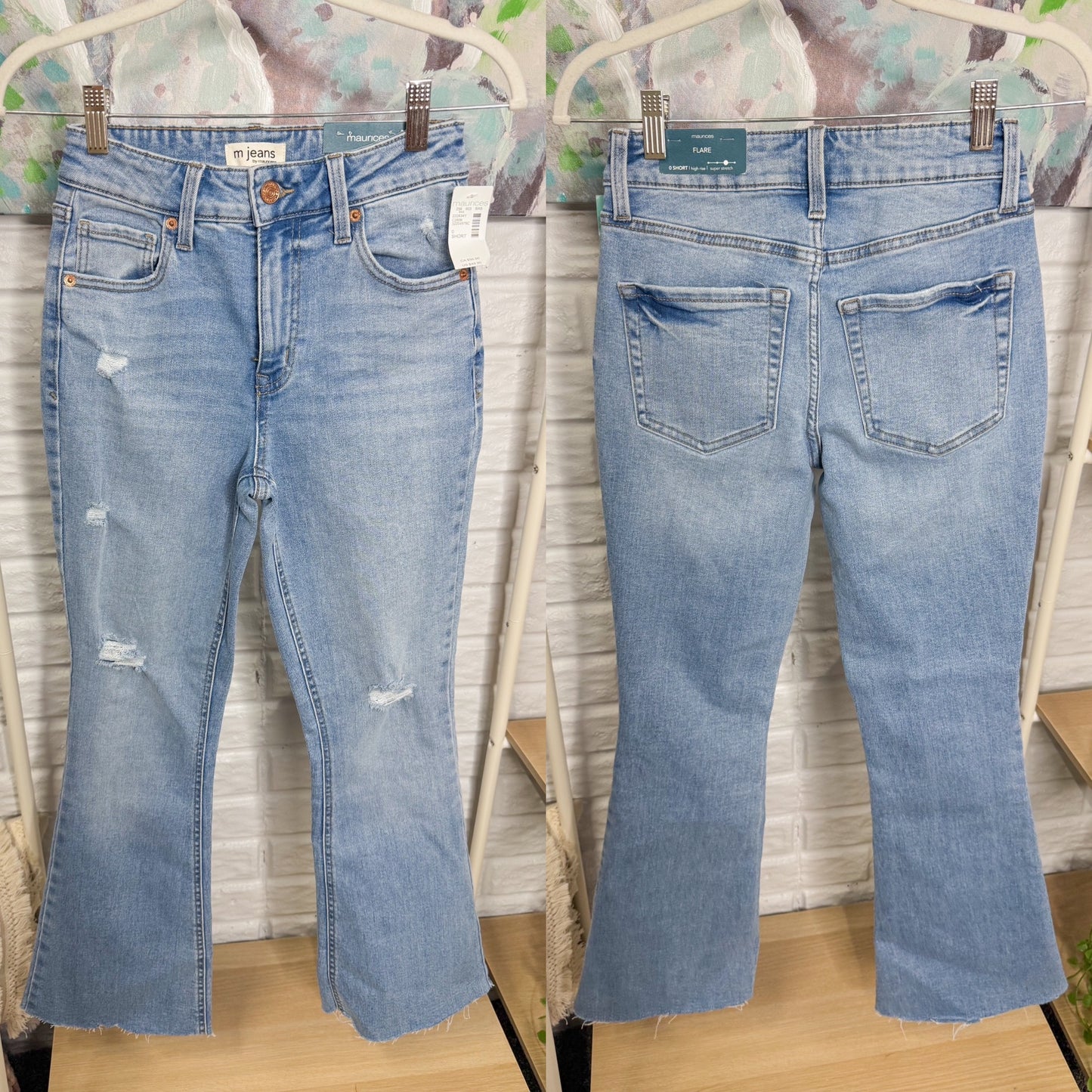 Maurice’s New M Jeans High Rise Flare Jeans (0 short)