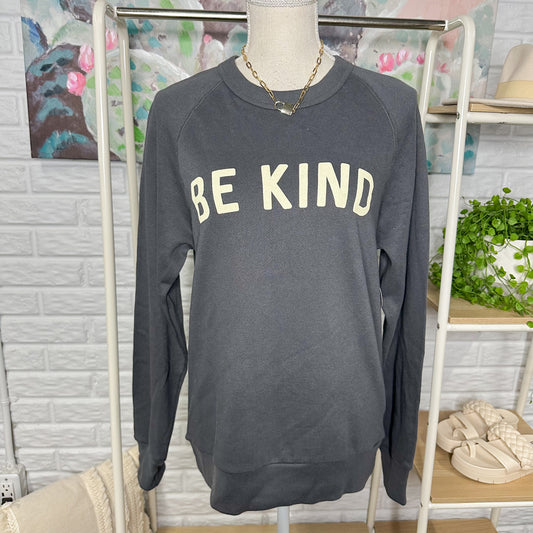 August Ink NEW Be Kind Graphic Sweatshirt Size Small