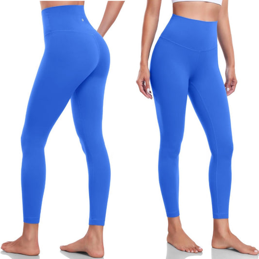 Heynuts High Waist Blue Athletic Leggings (M)