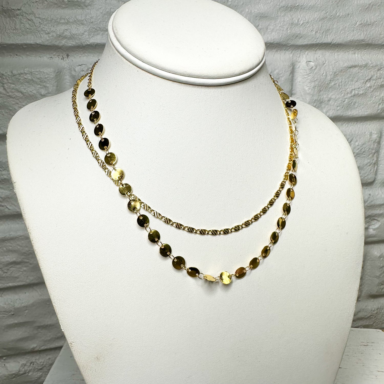 KC Chic Designs Gold Layered Necklace