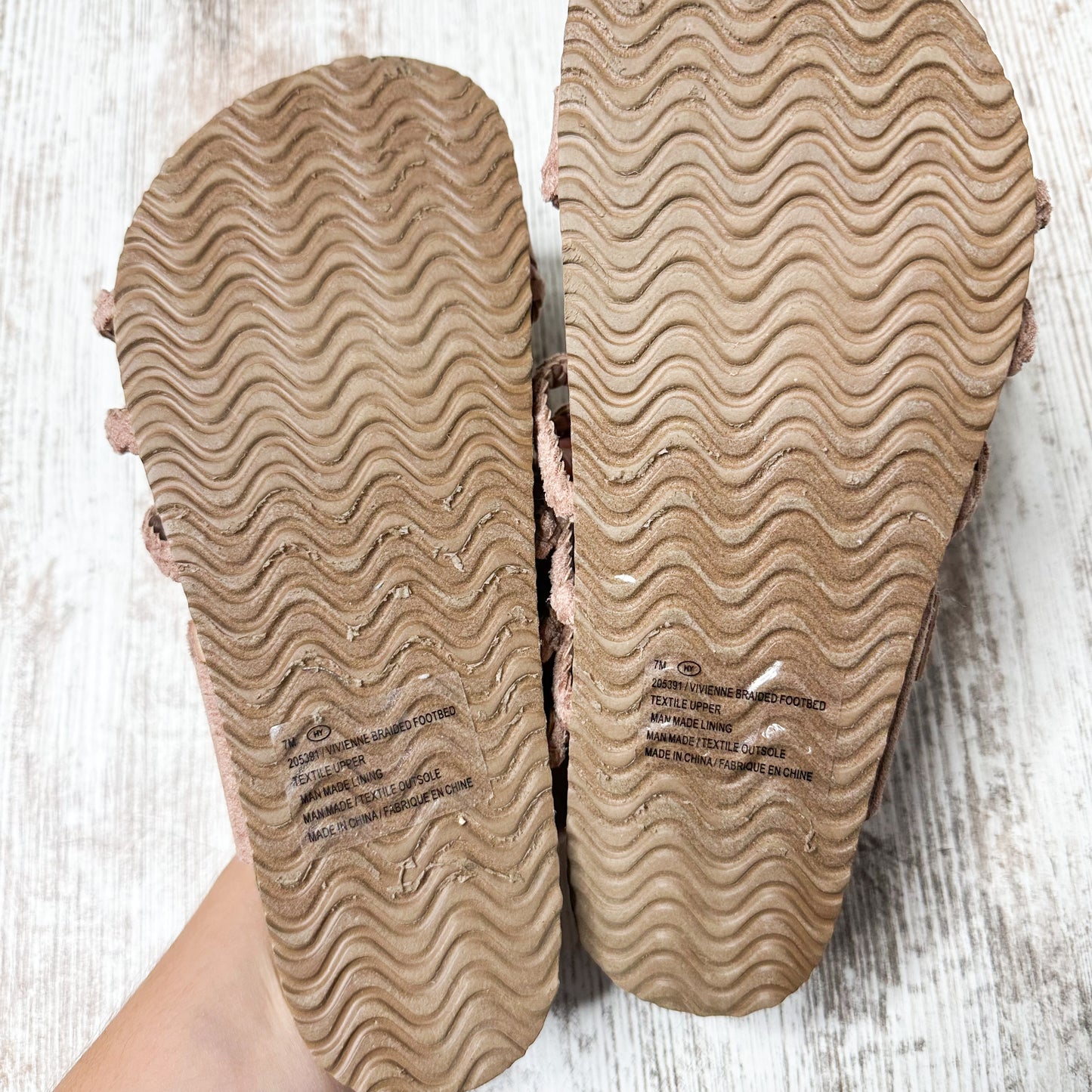 Maurice’s Vivienne Braided Sandal Size 7
