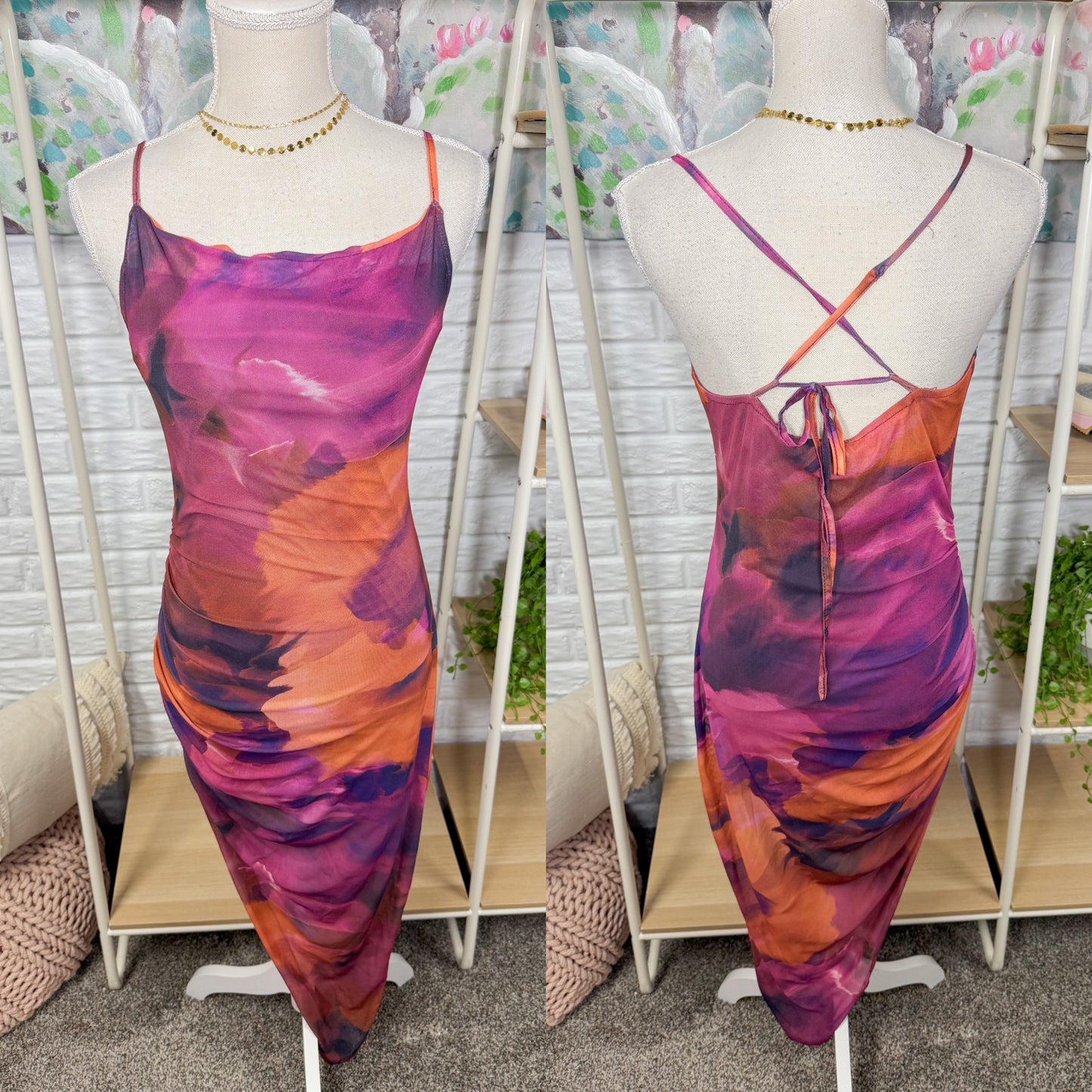 Soly Hux Tie Dye Dress (M)