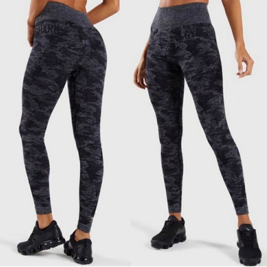 Gymshark Camo Seamless Legging Size Medium