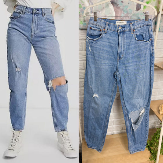 Abercrombie & Fitch 80s Mom High Rise Jeans (28/6L)
