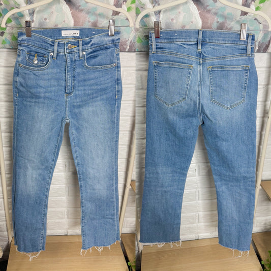 LOFT Classic Wash Kick Crop Jeans (24/00)