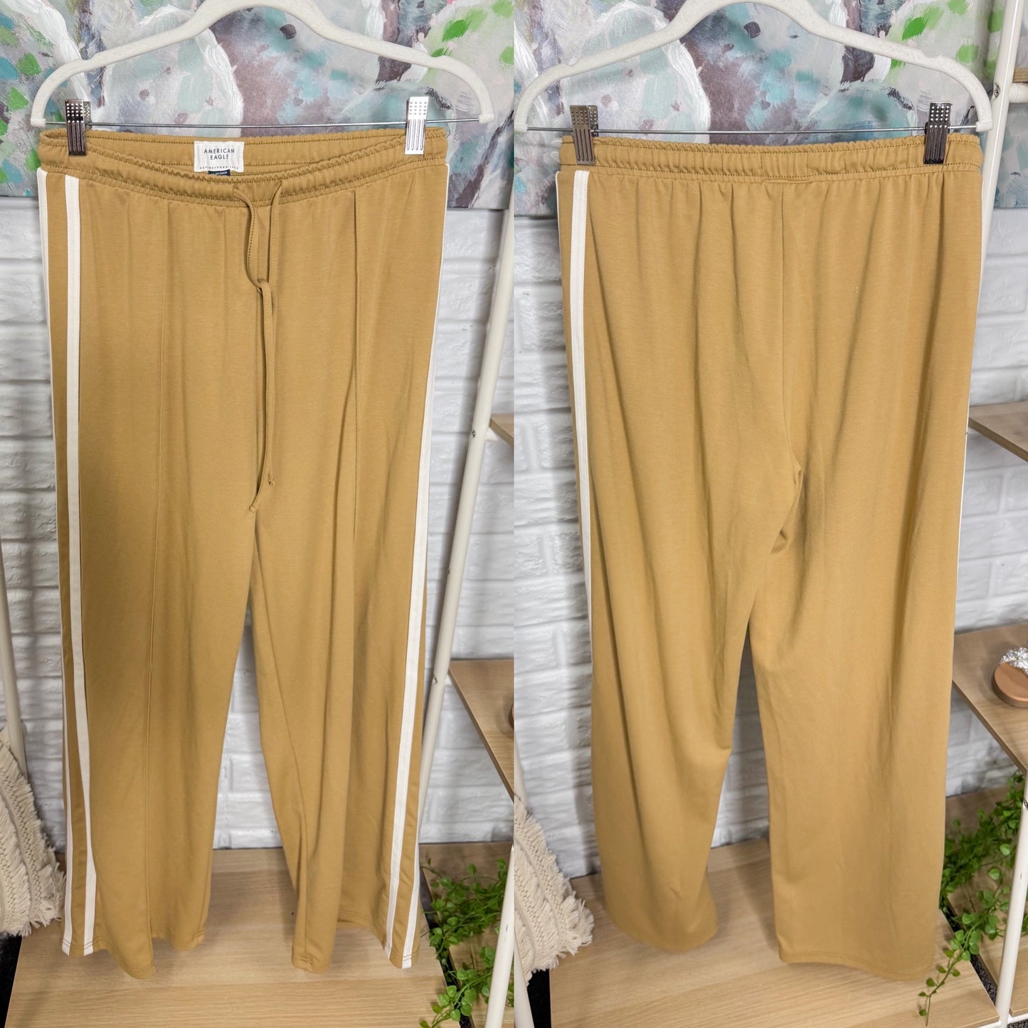 American Eagle New High Waisted Track Pants (XS)