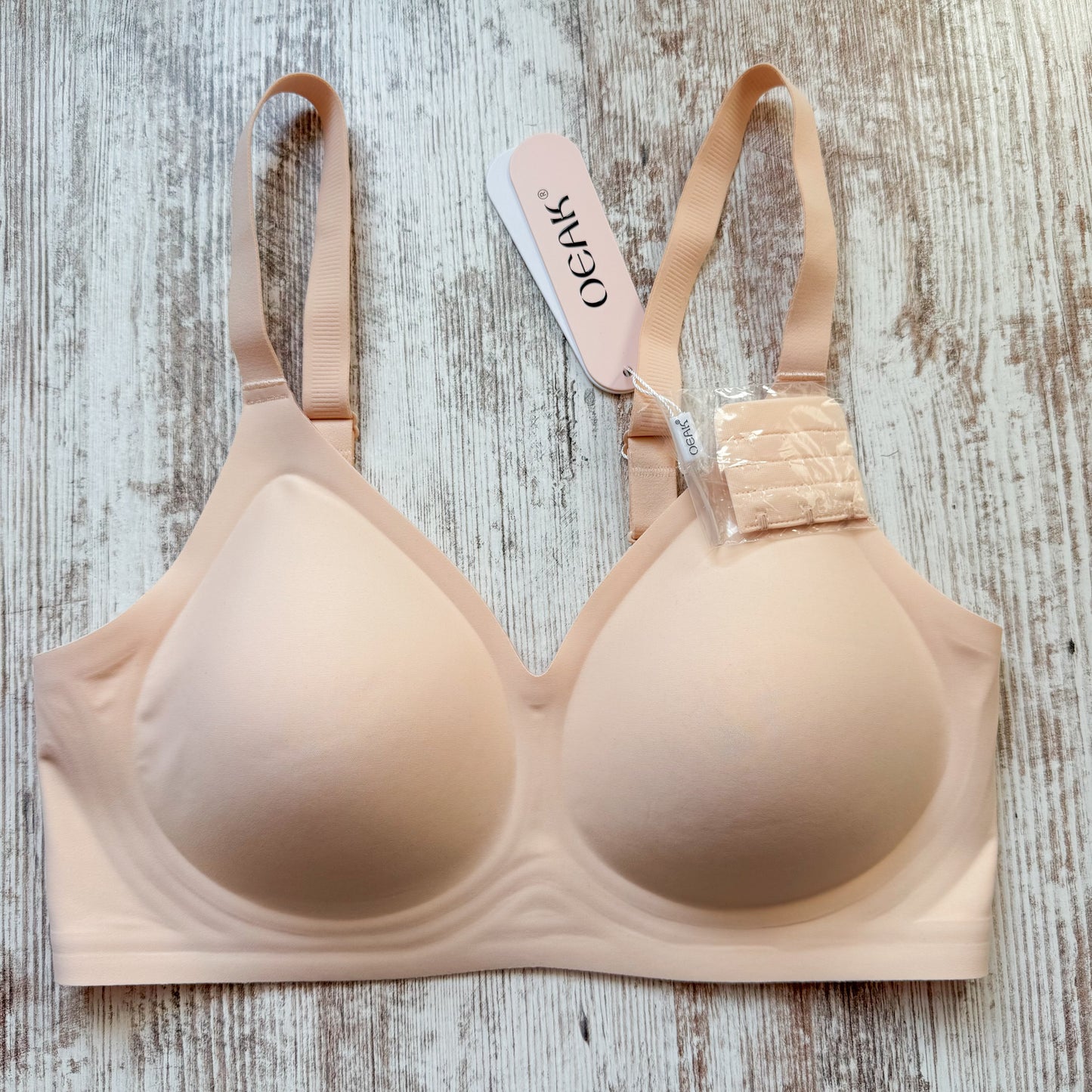 OEAK New Wireless Bra Bundle in Black and Cream (M)