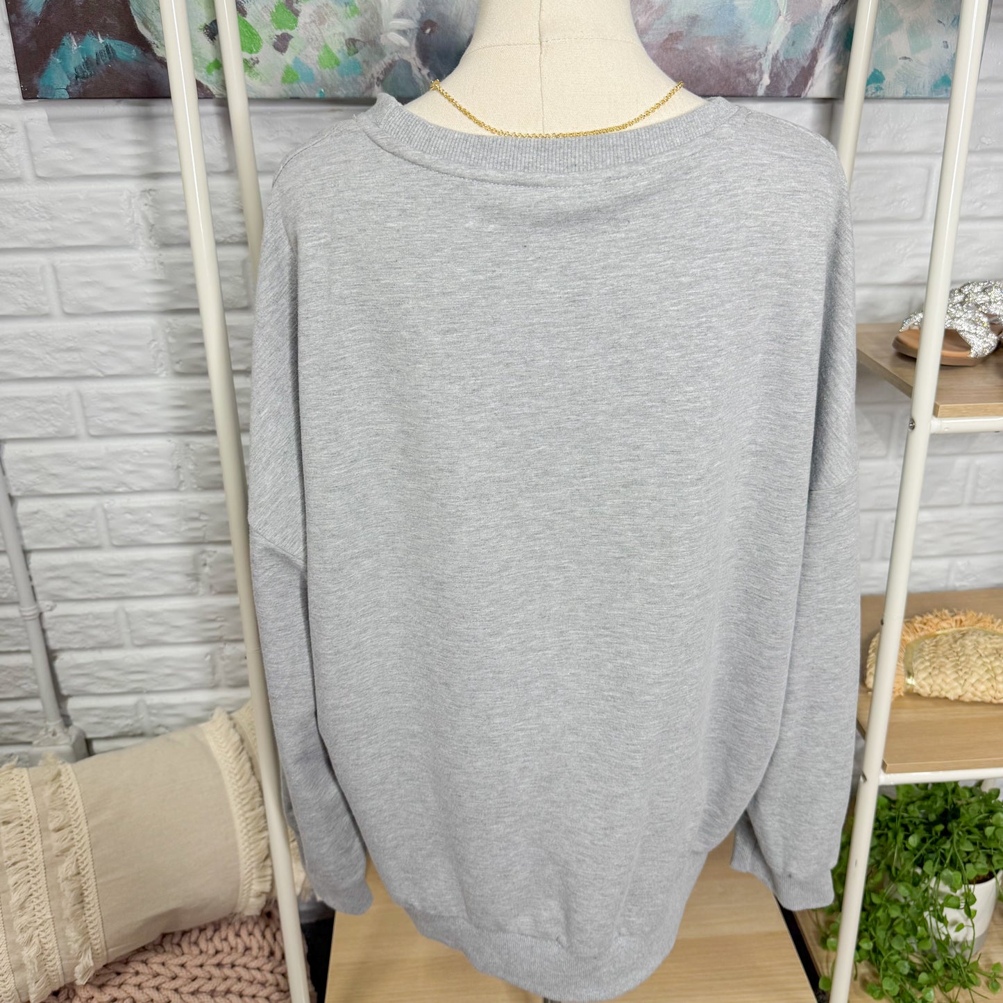 Gray America Crewneck Sweatshirt (XL)