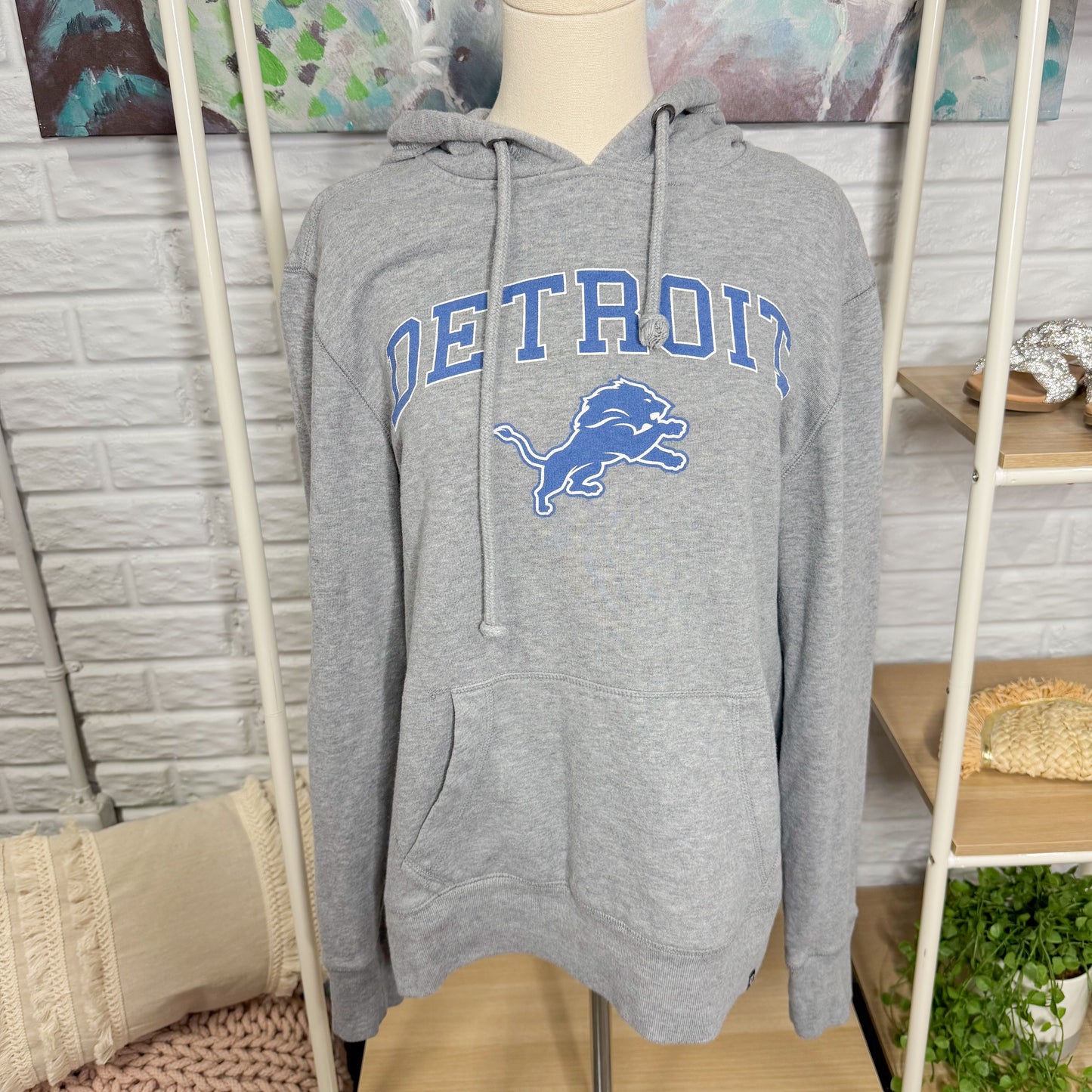 ‘47 Detroit Lions Imprint Headline Hoodie (S)