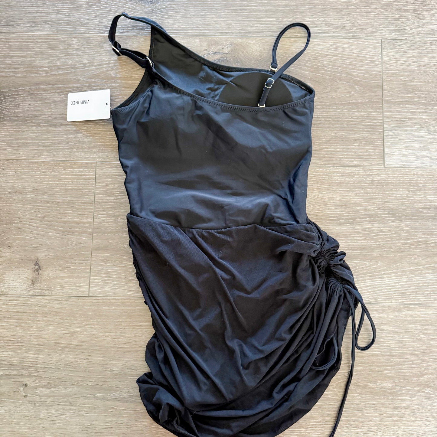 Vimpunec New Black One Piece Swim Dress (S)