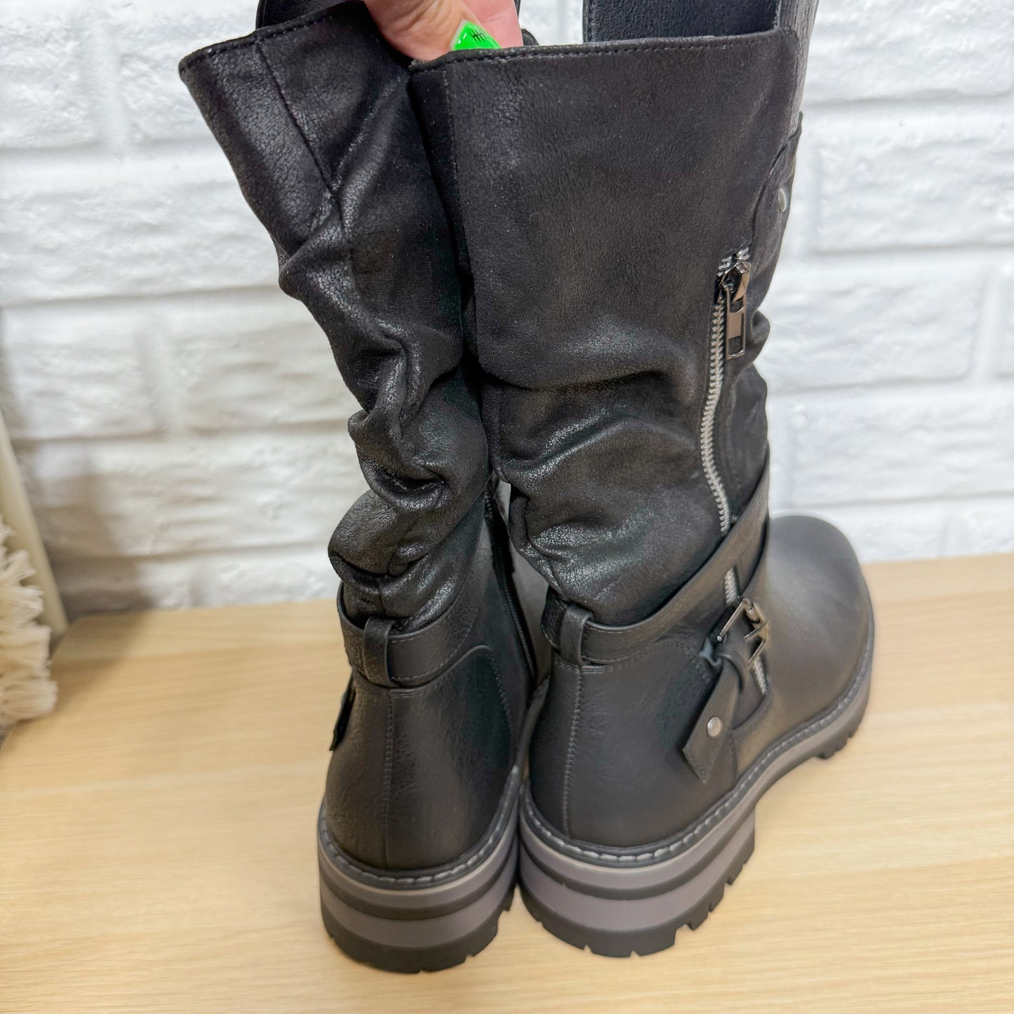 Maurice’s New SuperCush Blaire Mid Shaft Moto Boot (8.5)