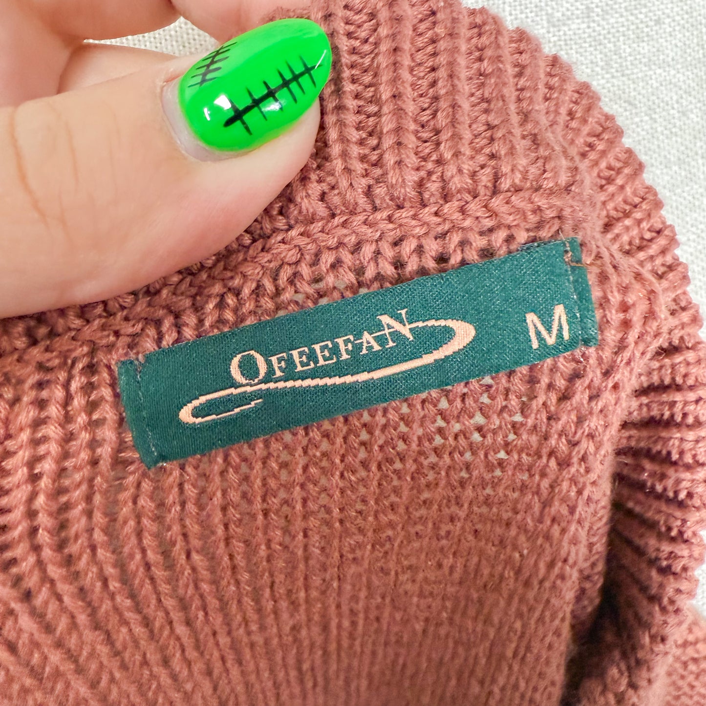 Ofeefan Knit Cap Sleeve Top (M)