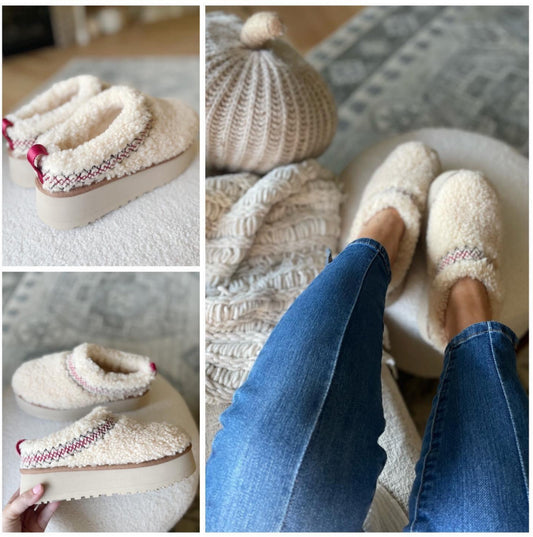 Uggs Tazz Slipper Heritage Braid Natural Women’s 1143976-NAT (7)