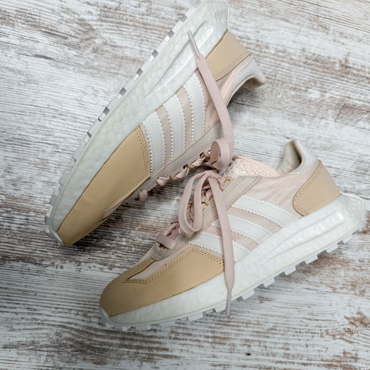 Adidas Retropy E5 leather Gym Shoes Sneakers Blush (6)