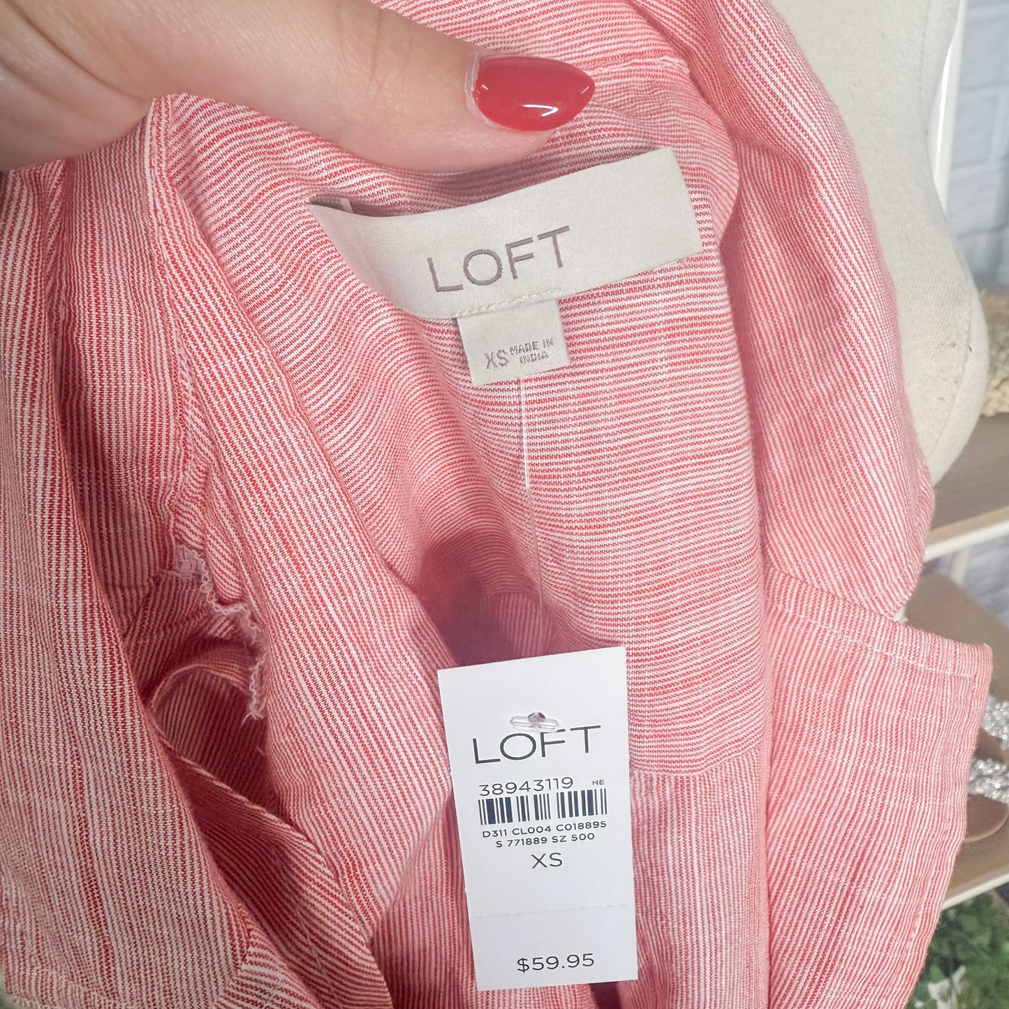 LOFT New Dolman Utility Everyday Shirt (XS)