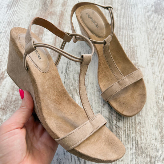 Style & Co Mulan Wedge Sandals (8.5)